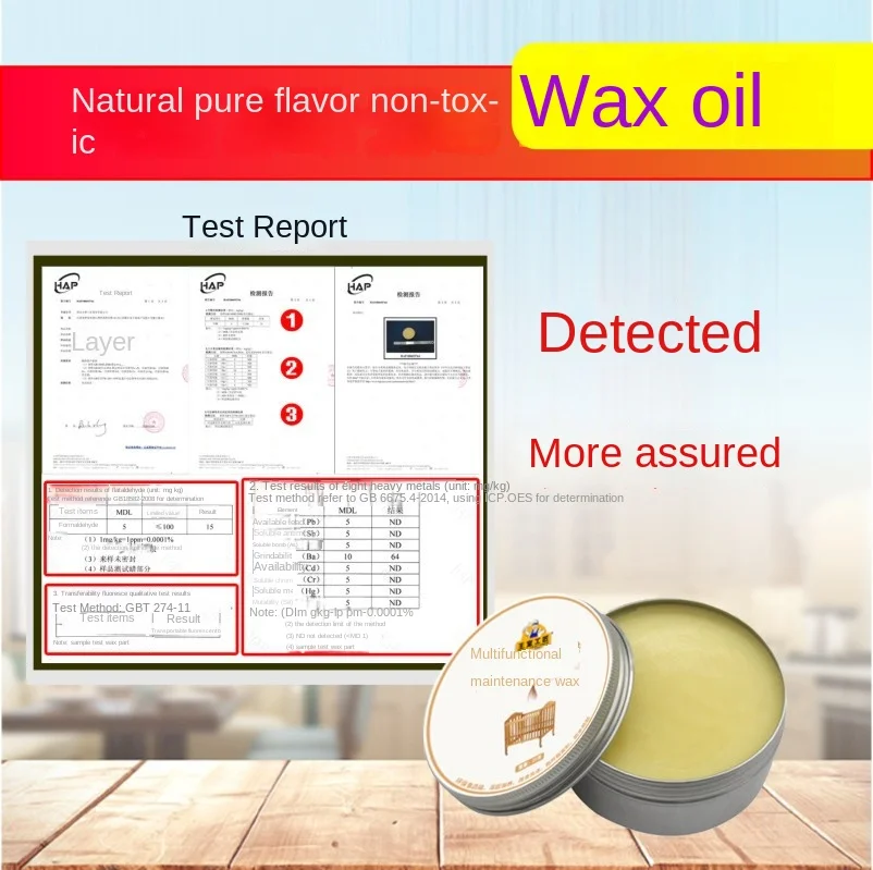 Wood Wax Oil Mahogany Solid Wood Furniture Maintenance Moisture-proof Crack Proof Wax Oil Wooden Toys Polishing and Maintenance furniture beeswax spray wood furniture repair markers
