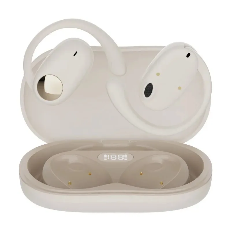Hanging Ear Bluetooth Headset High Sound Quality Wear Comfortable Long Life Digital Display Anti-Leakage Sound Bluetooth Headset