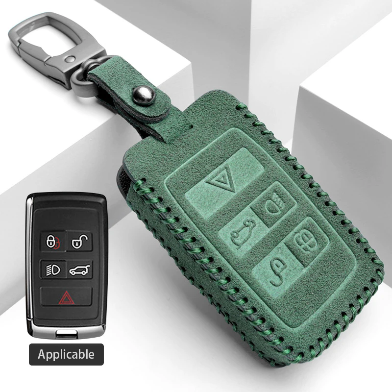 

Luxury Suede Leather Car Remote Key Case Cover for Land Rover Range Rover Sport Evoque Freelander for Jaguar XF XJ XE XJL XF