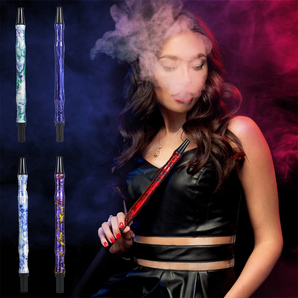 9.64Inch Resin Hookah handle Cachimbas Chicha Shisha Stem Narguile Smoking Water pipe Hookah Handle Accessories 6
