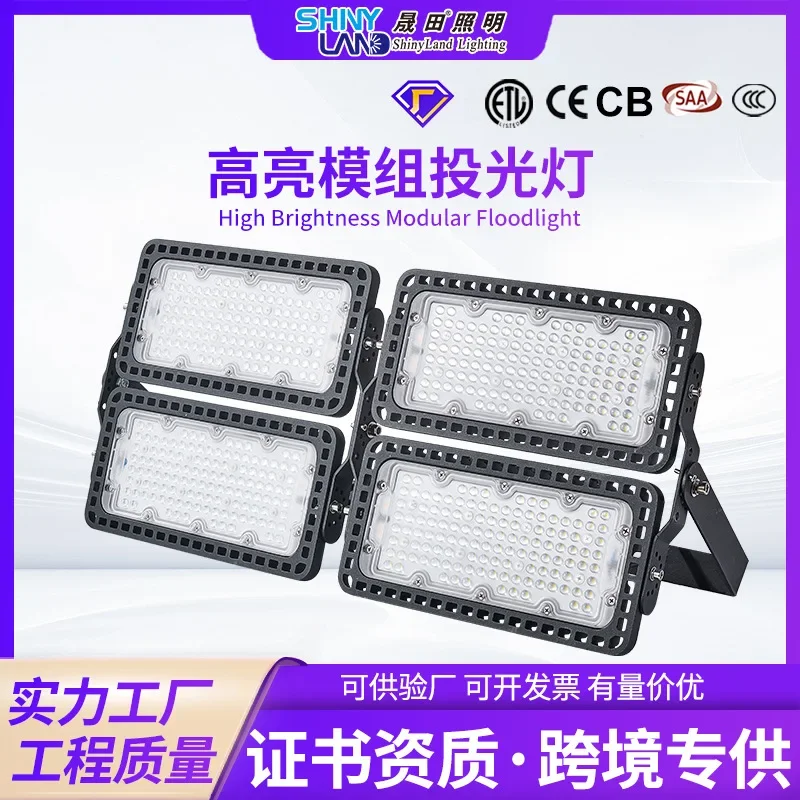 Football Stadium Tunnel High Pole Garden Light Waterproof Floodlight Outdoor Light LED Multi-module Flood