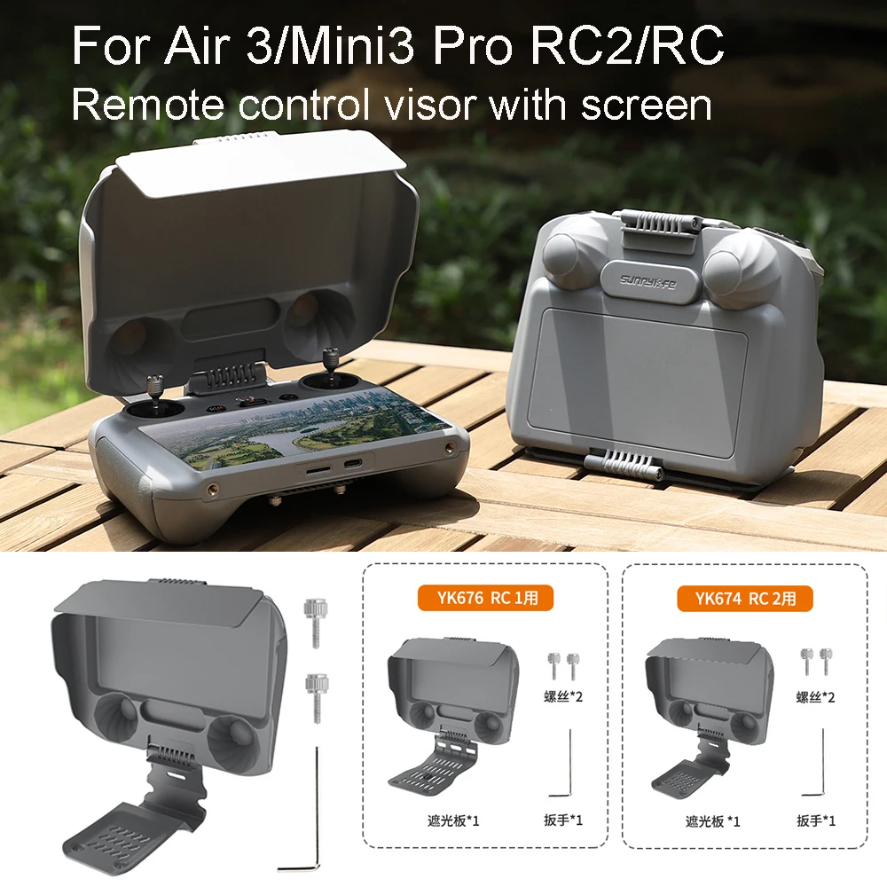 Per Dji Rc 2 Telecomando 2-In-1 Cover Protettiva, Mini 4 Pro/Mini 3 Pro/Air 3 Cappuccio Sottopiastra Dji Rc/Rc 2 Cover Protettiva