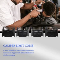 Hot Electric Clipper Accessories,4Pcs Cut Clipper Limit Comb Guide Attachment Size Barber Replacement 1
