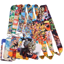 

JF1392 Japanese Anime Lanyard Cartoon Neck Straps ID Badge Holder Pendant Keyring Charm Cell Phone Cosplay Keychain Gift