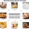 Stainless Steel Pasty Cutters DIY Dough Cake Scraper With Scale Pastry Spatulas Buttercream Edge Smoother Cake Decorating Tools 3