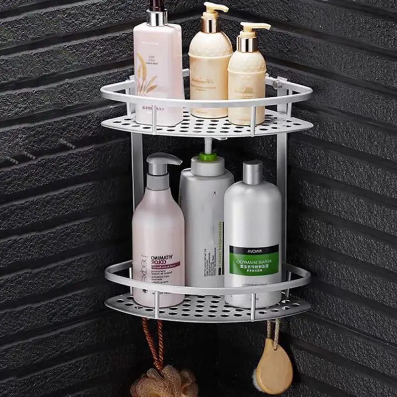 

Bathroom Shelf Organizer Sleek Versatile Design Easy To Install Organized Storage Space-saving Accessories Set Practical Stylish