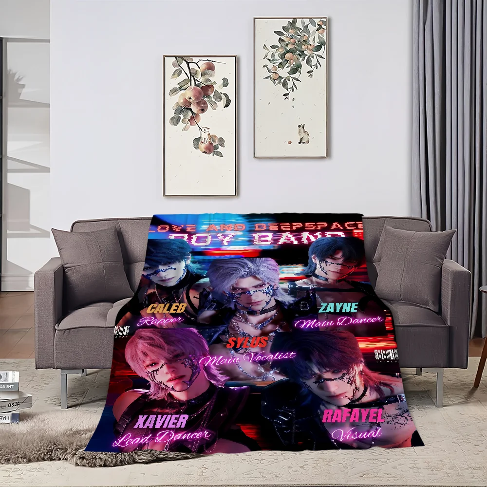 Flannel warm comfort soft plush blanket Zayne for sofa art living Deepspace room office Caleb Sylus bedroom Love travel and gift 5