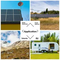 Panneau solaire flexible monocristallin en silicium PowMr 100W 18V, étanche, ultra fin et léger, en PET et EVA, pour système solaire, camping-car, bateau, camping, alimentation hors réseau 8