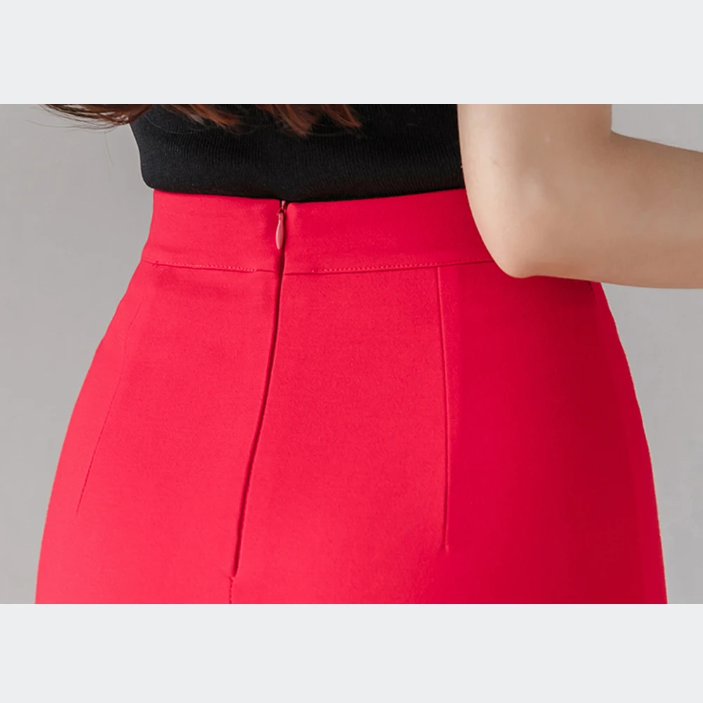 ワンピース COURREGES Women Mid Skirts 125MRO572 FI00014015 Red Reedition Collection Women - Skirts - courrèges (クレージュ)