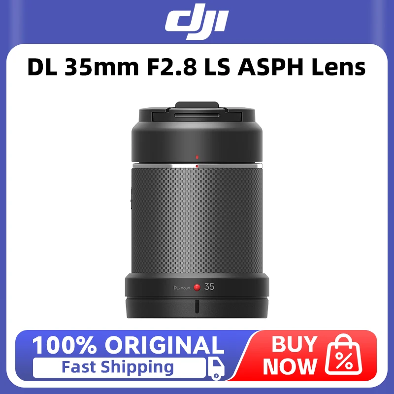 DJI DL 35mm F2.8 LS ASPH 렌즈, 항공 촬영 특별 제작 및 DL 마운트 원래 호환