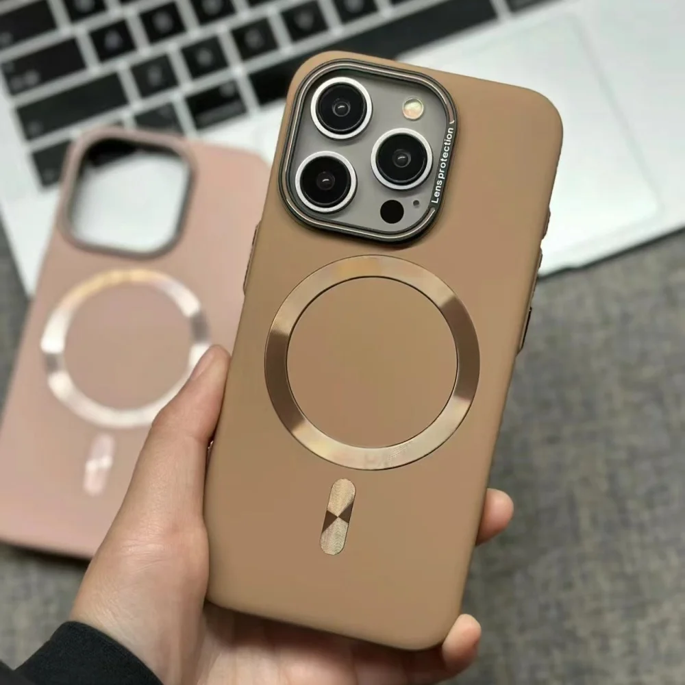 Luxury Matte Laser Magnetic For Magsafe Case For iPhone 16 15