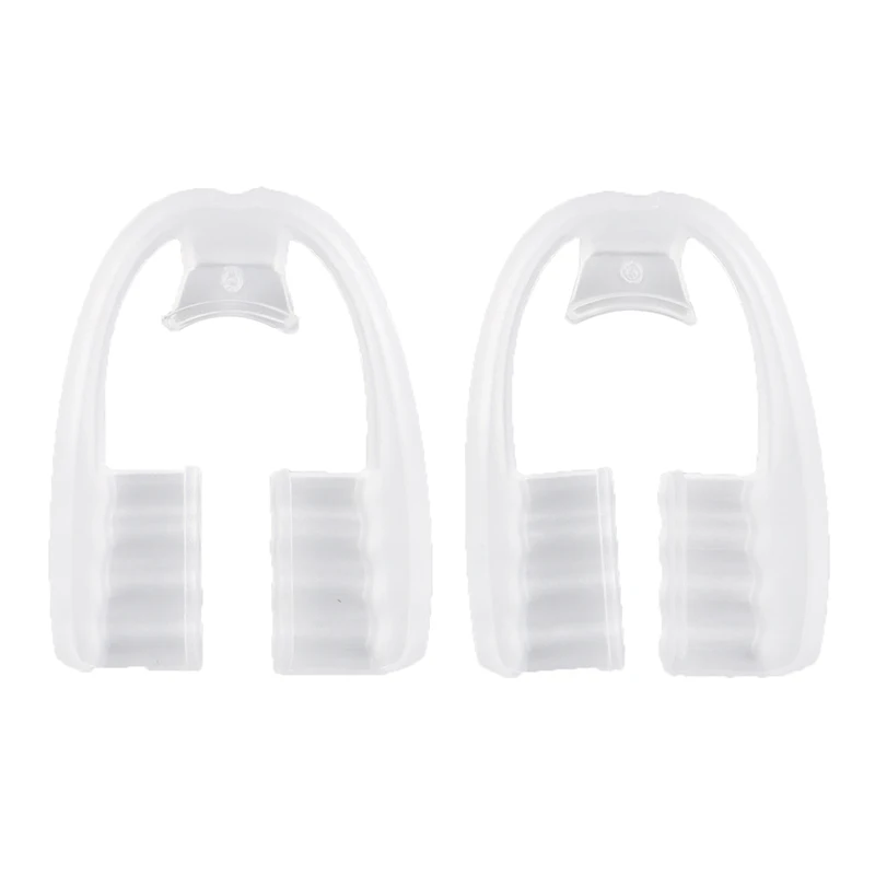 2Pcs Teeth Grinding Guard Sleep Mouthguard Splint Clenching Protector Tools