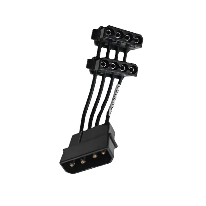 FDXGYH Cavo Splitter Di Alimentazione IDE Molex A 15 Pin SATA Femmina (2 Pezzi, 19 Cm)