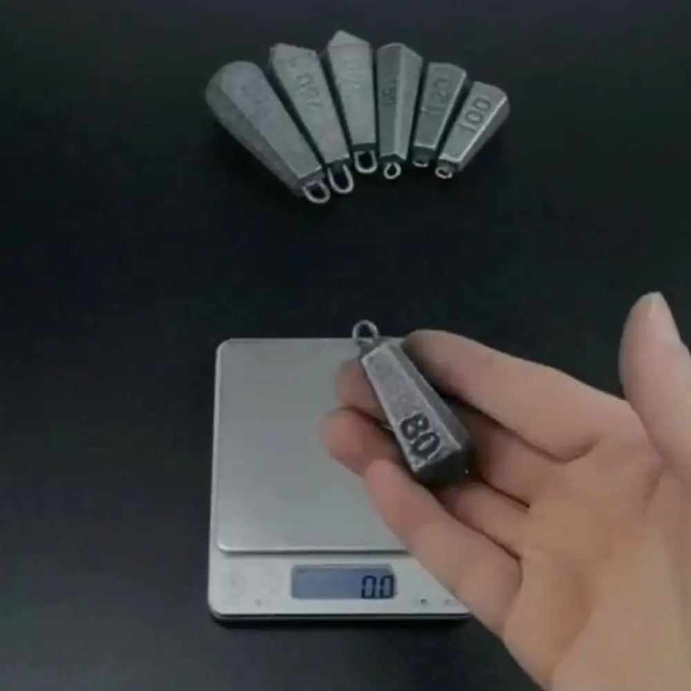 5 Stück 30g-180g Umweltfreundliche Angelbleie für Weitwürfe, Hakenverbinder, Meeresangelgewichte, Zusatzgewichte – Detail 7
