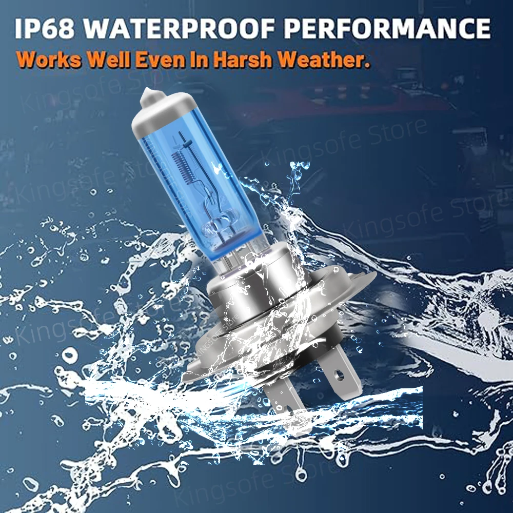 2Pcs 100W 헤드라이트 전구 6500K 할로겐 로우 빔 기아 쏘렌토 2006-2023 2007 2008 2009 2010 2011 2012 2013 2014 2015
