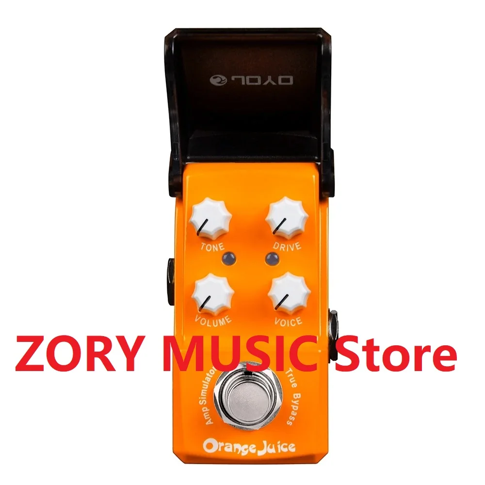 

JOYO JF-310 Orange Juice Amplifier Simulator Classic Rock Punk Overdrive Guitar Effect Mini Pedal True Bypass