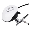 Water Injection Oxygen Machine Facial Steam Oxygen Injector Polite Compressor Set Paint Airbrush Nail Art Tattoo Nano Sprayer 6