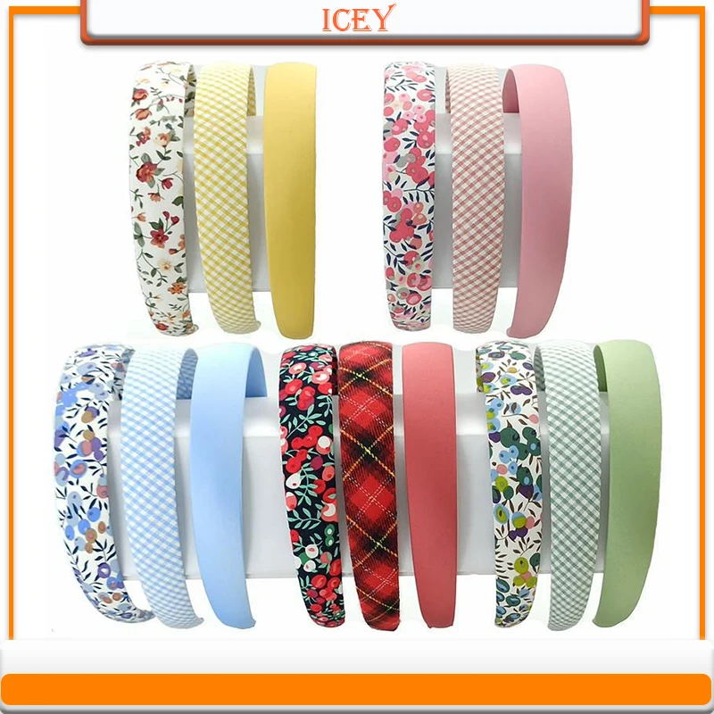 1pc small flower Makeup face wash headbands lattice Headwear solid color Scrunchie Mori female hair card Hair Accessories Set korean edition recreational water wash jeans female 2023 spring new loose fashionable little straight leg classic trend