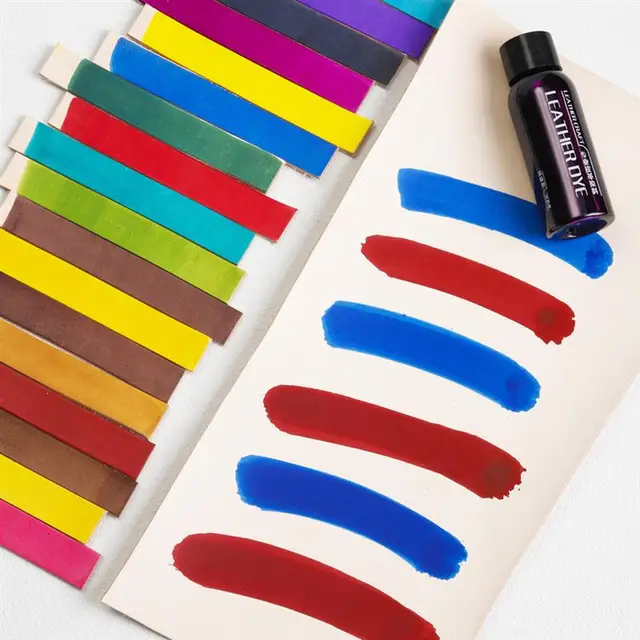 30ml Pigmento per riparazione pelle Pittura per pelle Vernice colorante per articoli di riparazione in pelle fatti a mano fai-da-te Scarpe in pelle Colorante che cambia colore 2