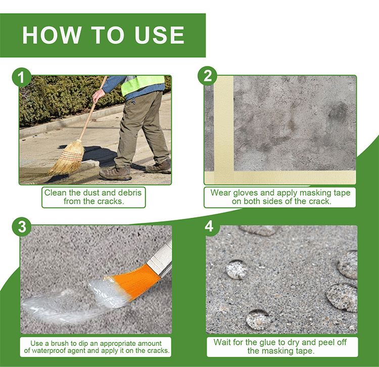 Description Picture 6 of itemStrong Invisible Waterproof Agent Transparent insulating sealant Leak-Free Glue Adhesive Sealing Coating Toilet Repair Tools