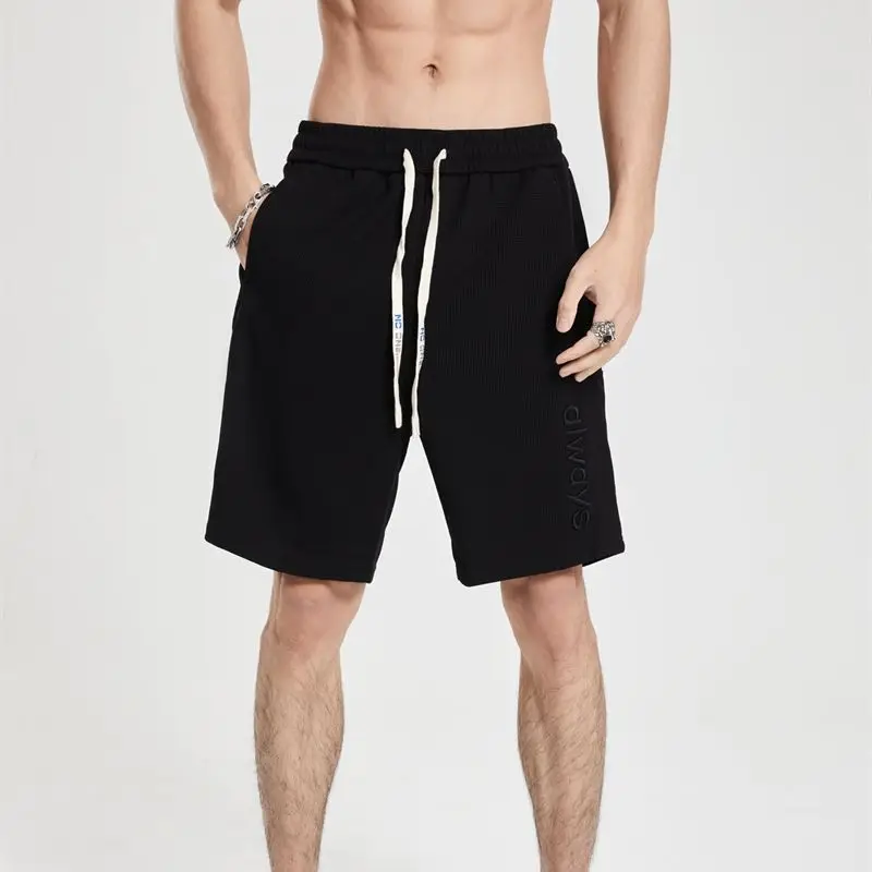 2023 Summer New Casual Men's Capris Street Fashion Embroidery Running Exercise Jogger Sports Men's Shorts