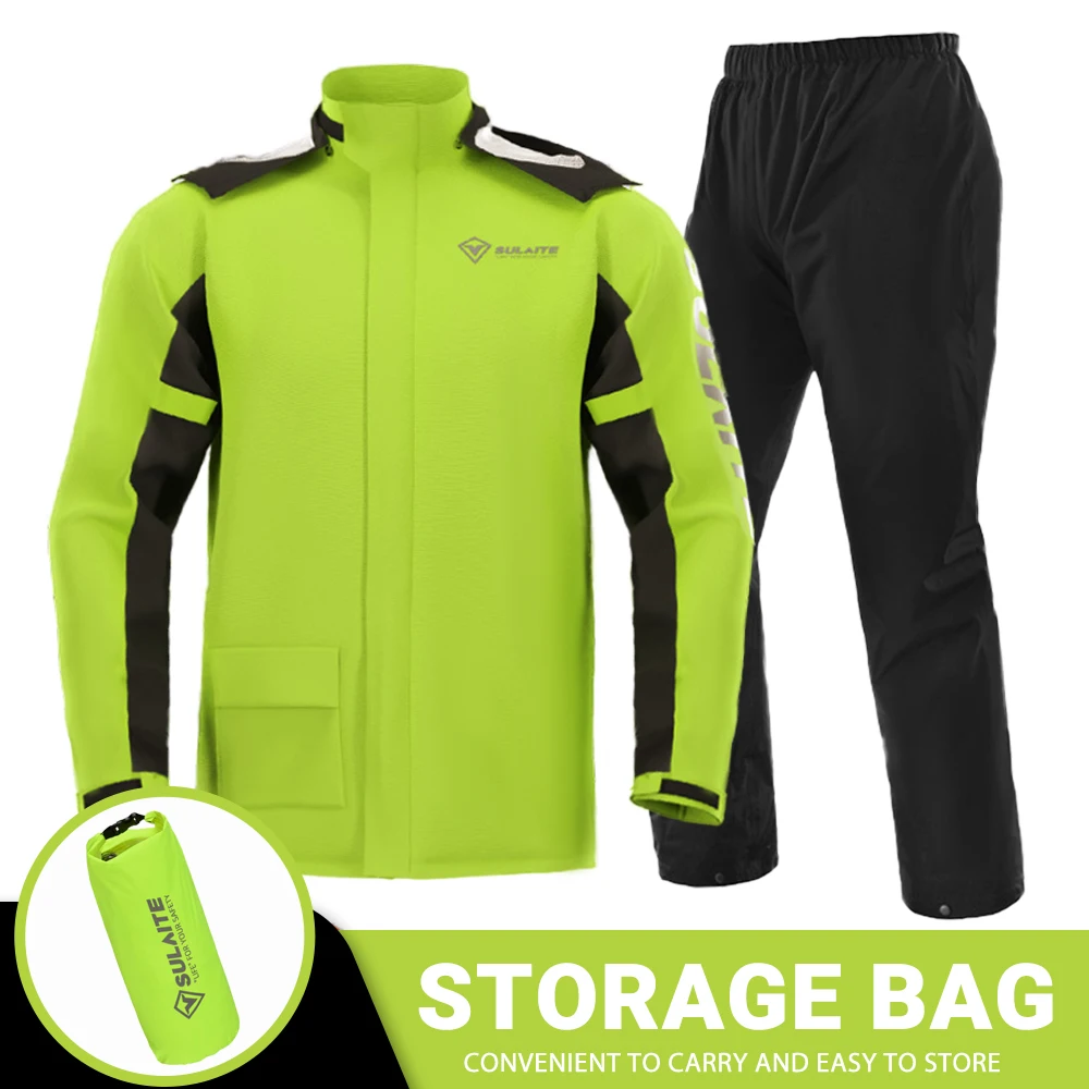 Motorcycle Raincoat Men Motorcycle Raincoat Motorbike Rain Suit Moto Raincoat Rain Coat Jacket Pants Biker Set Waterproof Motorcyclist Women