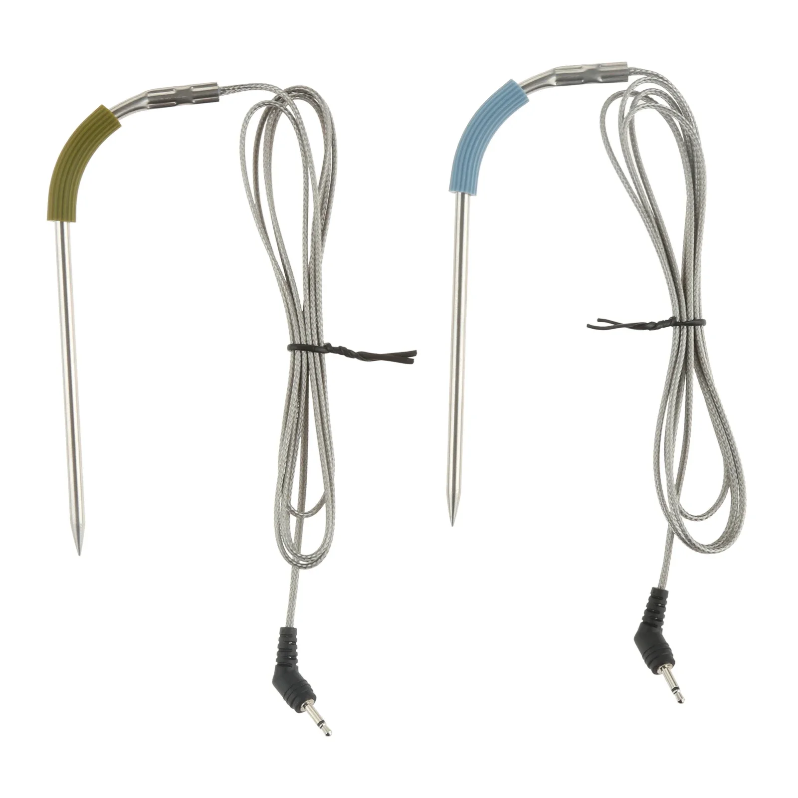 2pcs Grill Temperature Probe Kit Replacement for Weber Igrill 2/3/Mini Series Stainless Steel Meat Internal Monitor Sensor BBQ 3