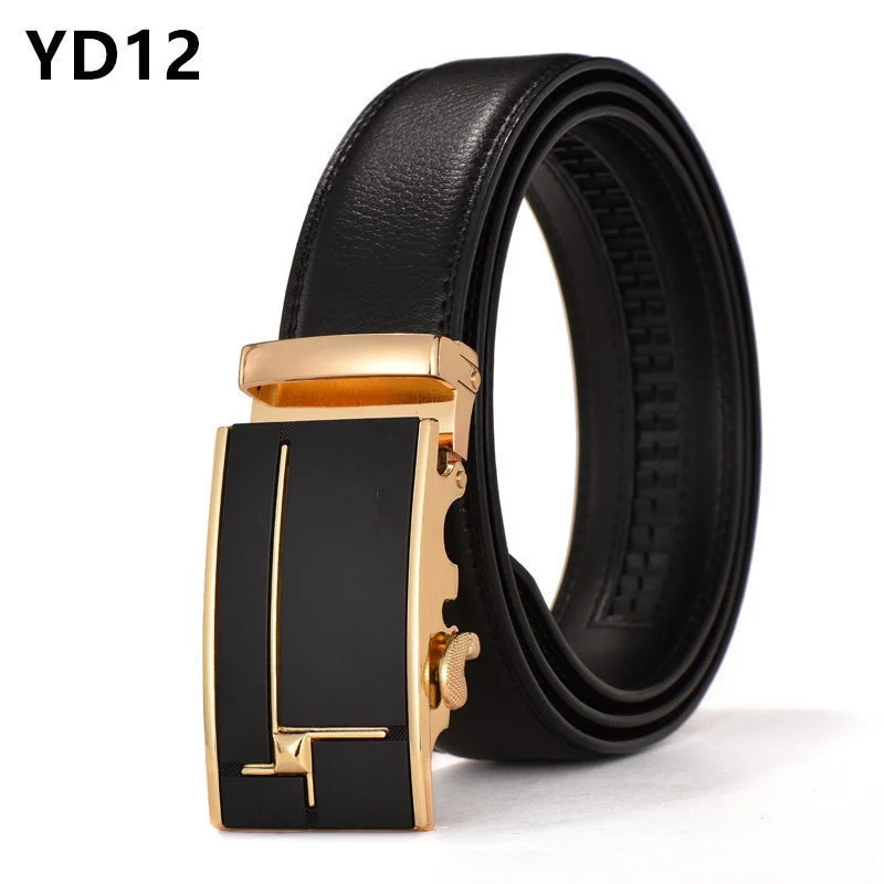 Men Belt Male Belts For Men Strap Quality Genuine Leather Belt Men Automatic Buckle black Belts Cummerbunds cinturon hombre brown designer belt