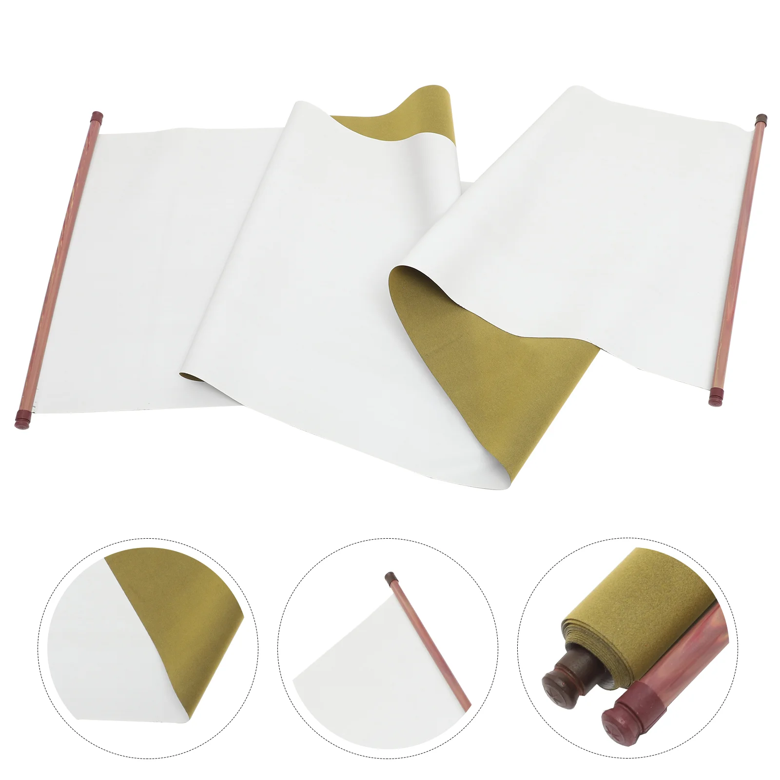 Water Writing Cloth Chinese Cloth Water Scroll Paper Reusable Chinese Calligraphy Drawing Painting Scroll Practicing Tool 2
