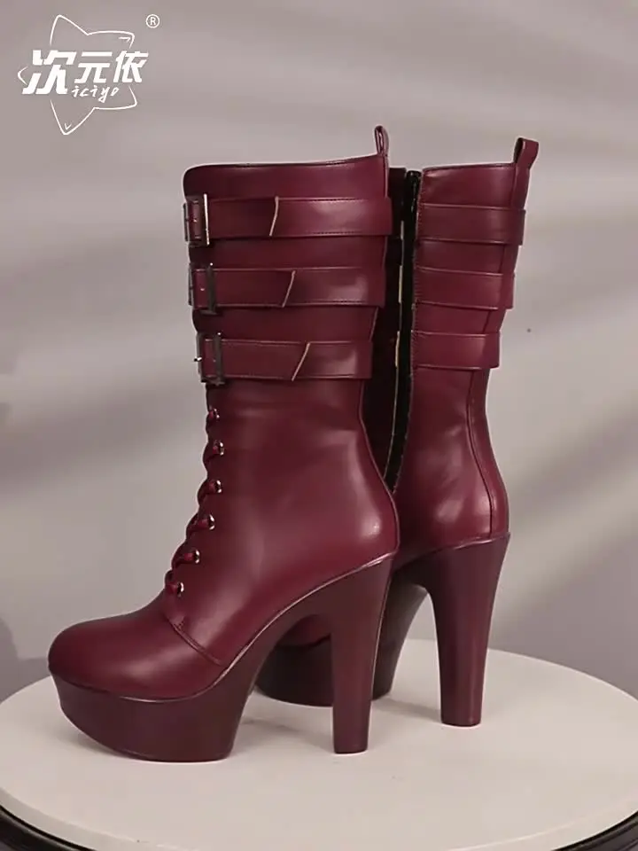 Zenless Zone Zero Ukinami Yuzuha Game Cosplay Shoes 13CM