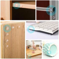300/100pcs Silicone Cabinet Door Bumpers Clear Self-Adhesive Grains Drawer Stop Bumper Pads Furniture Protective Buffer Cushion 5