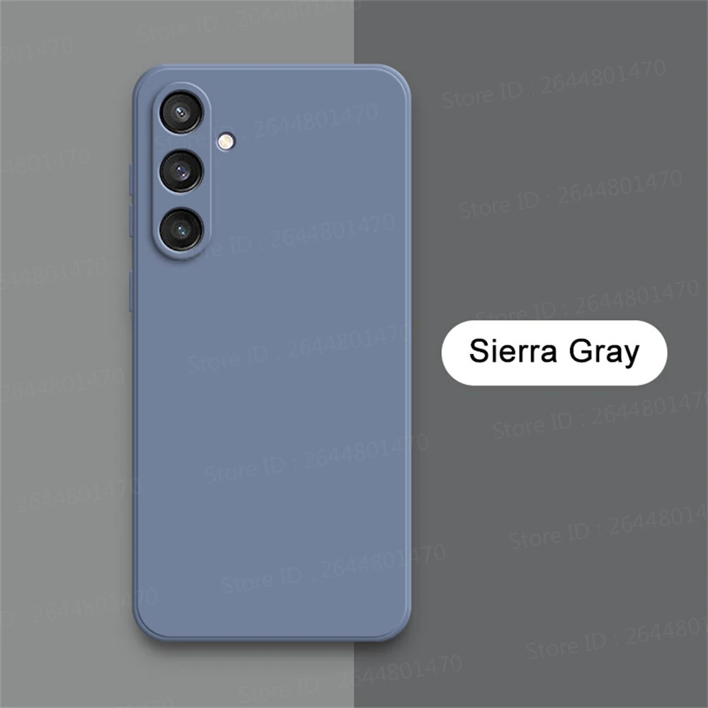 Square Liquid Silicone Shockproof Back Cover