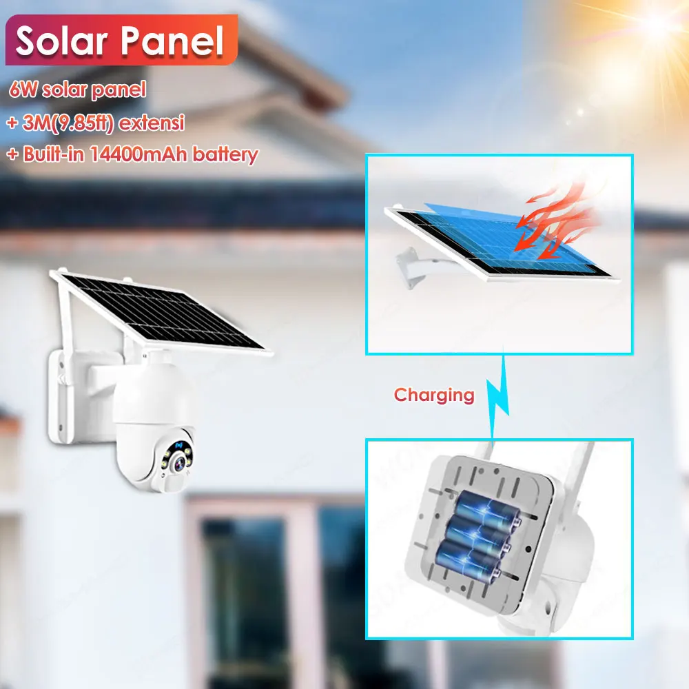 güneş panelli solar Kamera