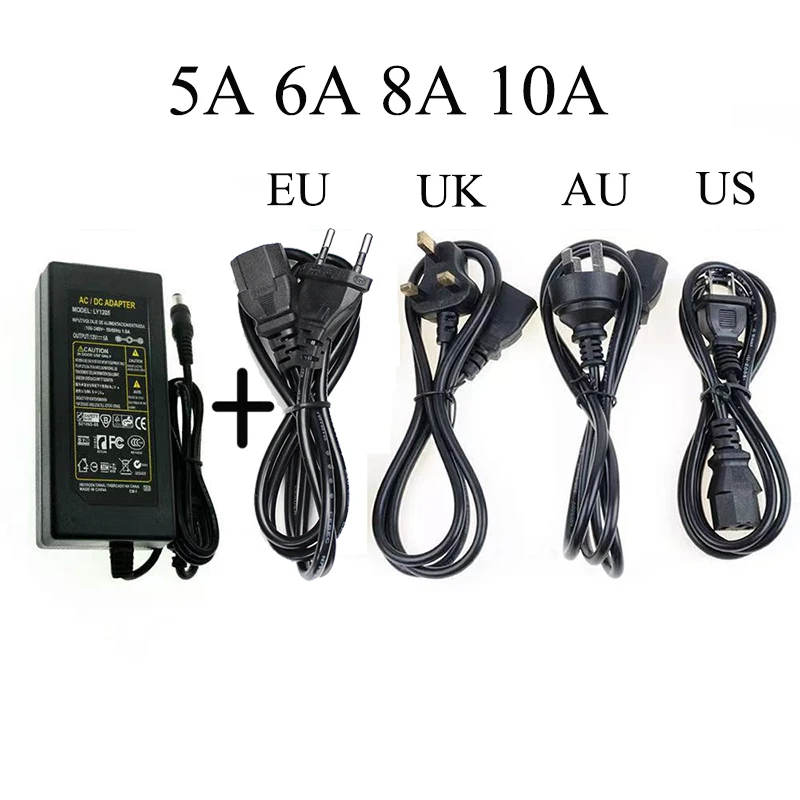 Multi-Voltage Adjustable Power Supply Transformer (220V to DC 5V-24V)