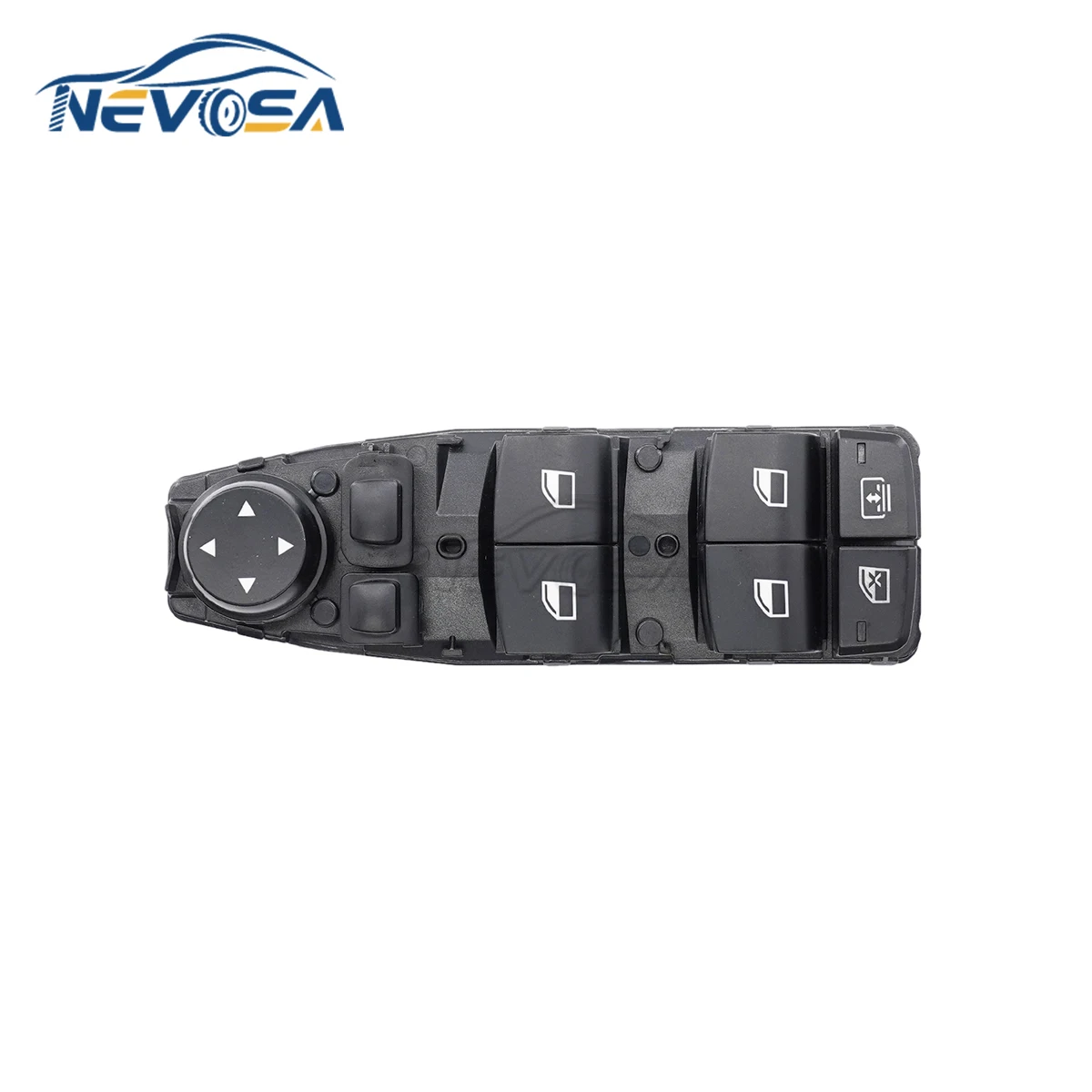 NEVOSA BMW 5 6 시리즈 F06 F07 F10 F11 X3 F25 드라이버 사이드 윈도우 리프터 스위치 마스터 제어 버튼 61319241956 61319241955