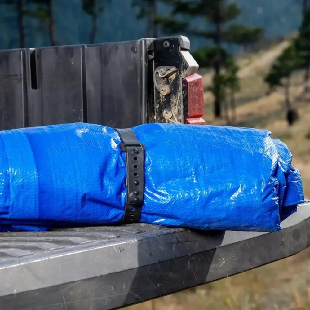 Rubber Tension Strap High Strength Cargo Belt Sport Water Bottle Compact Ties for Flashlight Luggage Air Pump Self Defense Stick