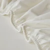 Washed Cotton Fitted Bed Sheet with Elastic Band Solid Color Mattress Cover for Single Double King Queen Bed 140/150/160/180x200 6