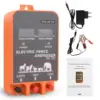 10KM Electronic Fence Energizer Charger for Preventing Wild Animals 12V Pulse Controller with LCD Display for Farm Sheep Cattle 1