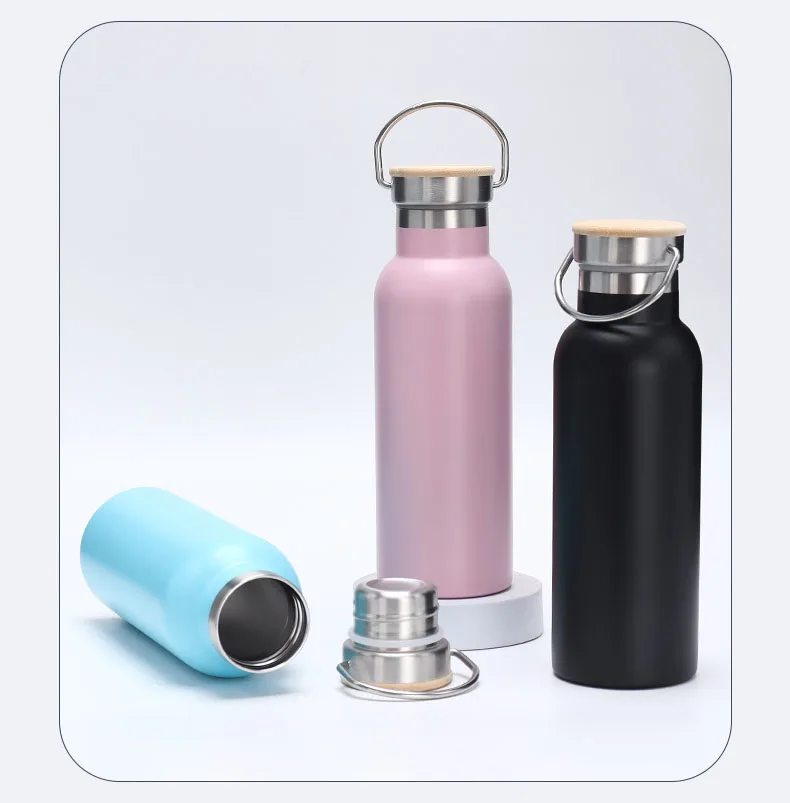 500/750 Thermos Mug Portable Stainless Steel Thermal Insulation Straight Cup Thermal Water Bottle Tumbler Thermocup 1pcs