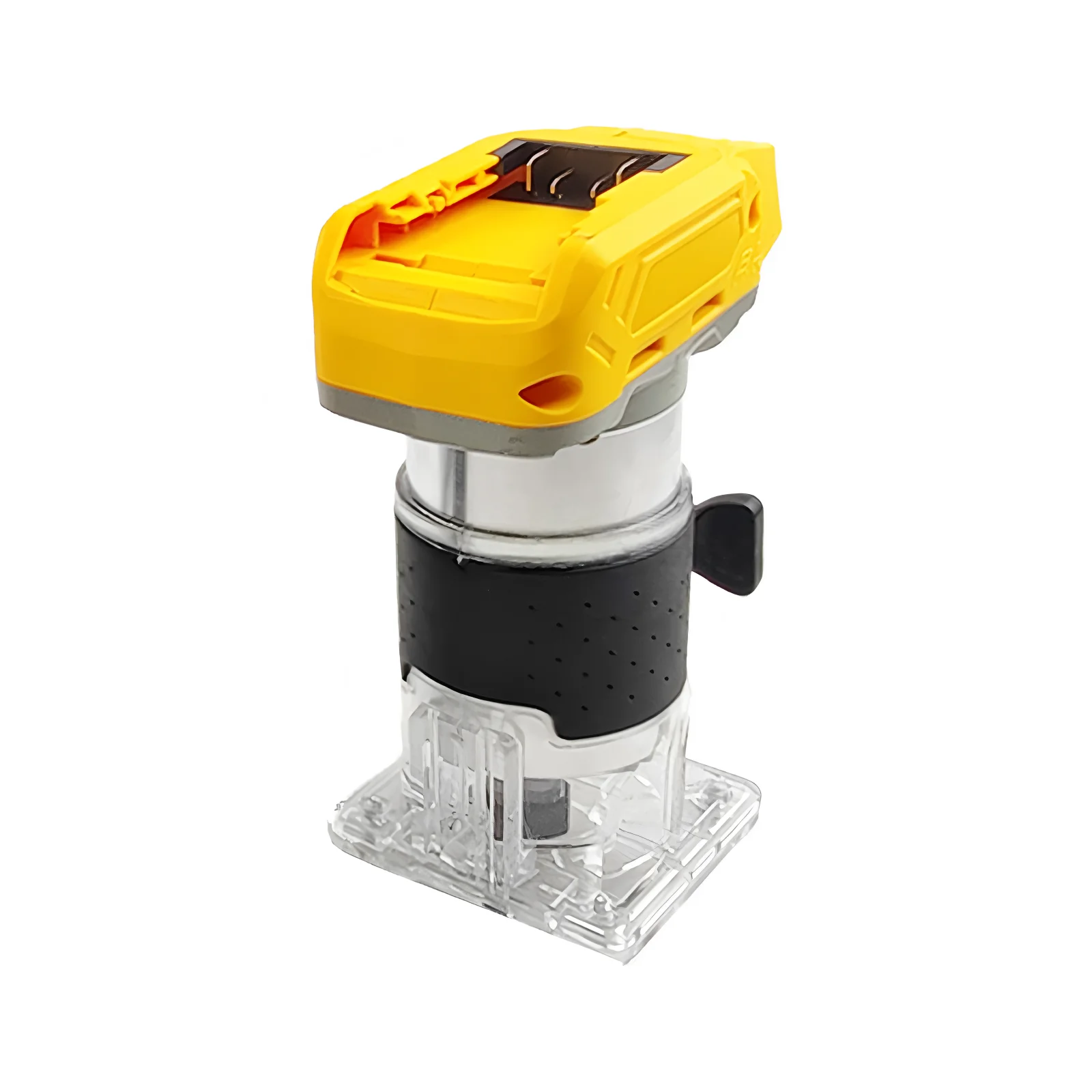 Fit For Dewalt 20V Electric Trimmer Brushless Woodworking Trimming Wood Router Milling Engraving Slotting Machine（No Battery）