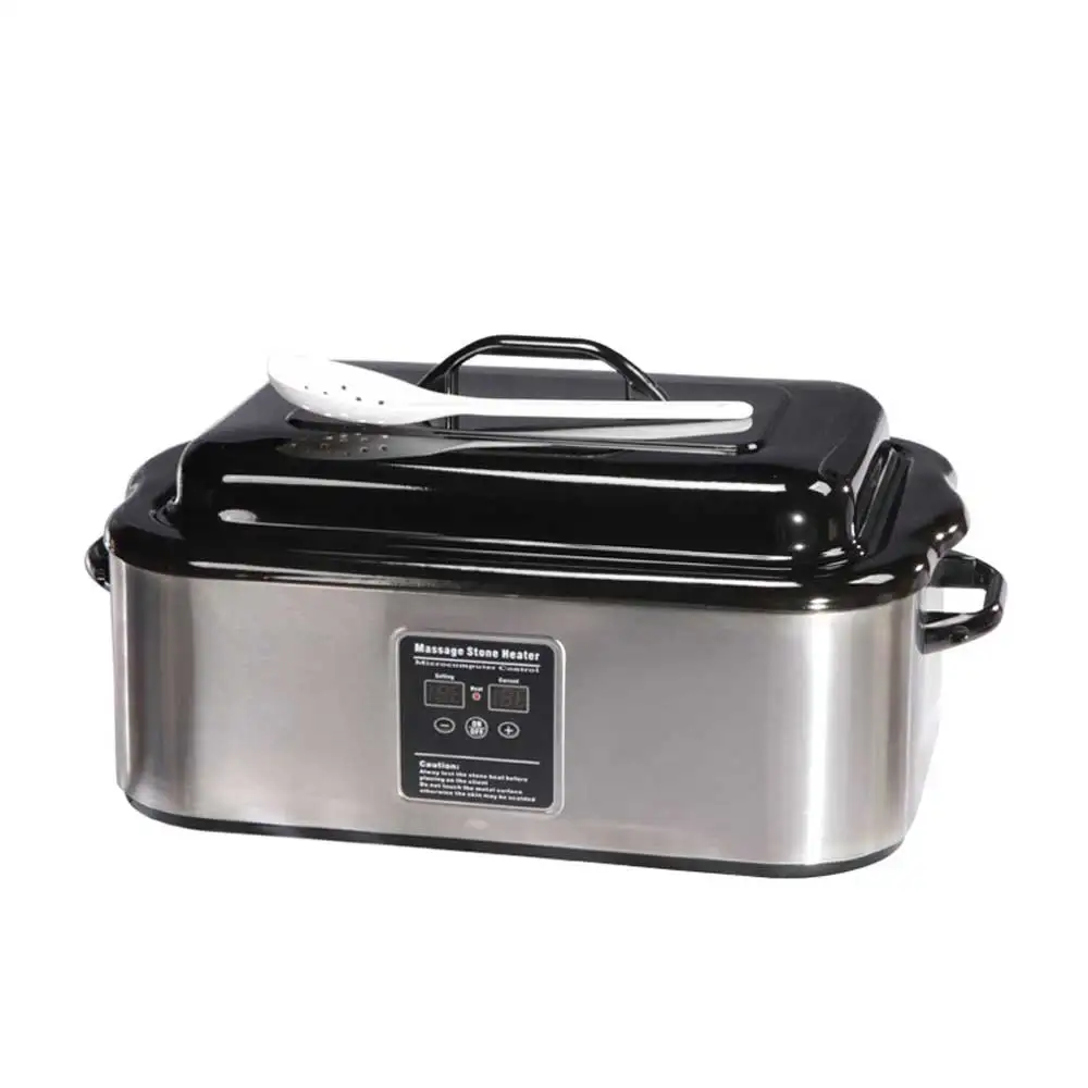 Riscaldatore Macchina Per Massaggio Alleviare Lo Stress Mal Di Schiena Assistenza Sanitaria Lava Basalto Rotondo Strumento Di Massaggio Pietra Hot Sto