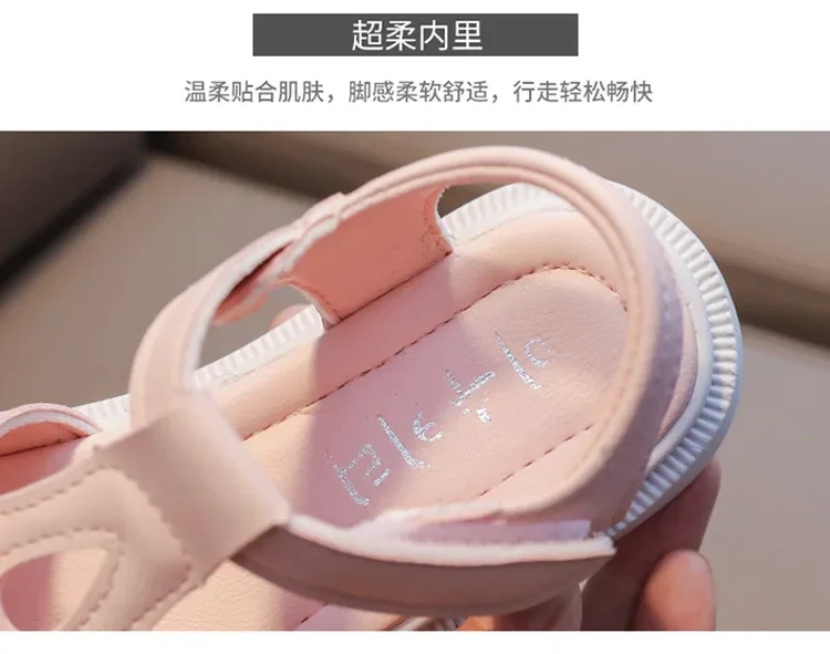 Kinder schuh Mädchen weiche Sohlen Freizeit schuh modische Prinzessin Schuhe neue Wasser Diamant Strands chuhe Bogen geformte Mädchen Sandalen Sandálias – Detail 4