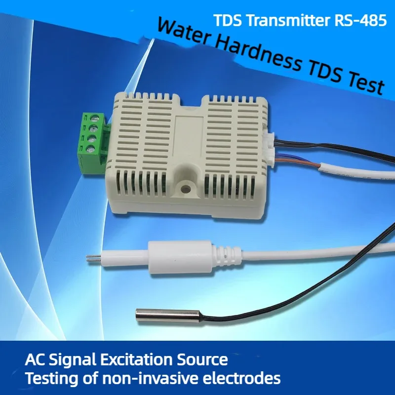 

Conductivity Transmitter EC Detection TDS Sensor Module RS485 Online Water Quality Monitoring Hardness Dissolution 3 Points