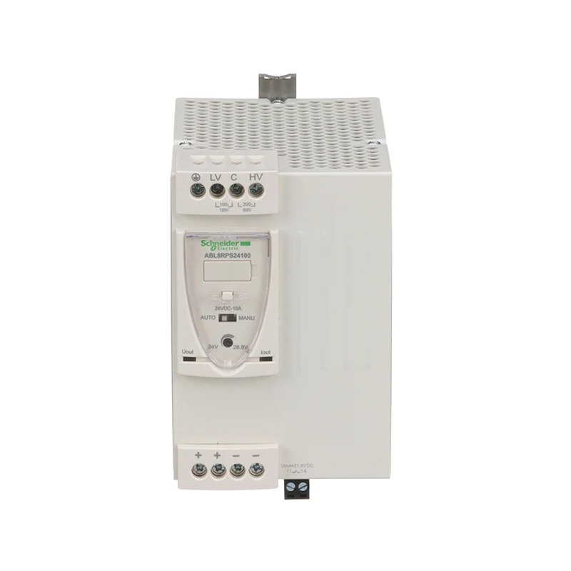 

ABL8RPS24100 Phaseo ABL7 ABL8, Regulated Switch Power Supply, 1 or 2 phase, 100..500V, 24V, 10A