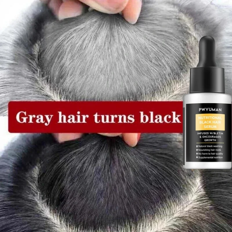 250 500ml bamboo cap frosted amber brown plastic pet bottle black white shampoo serum foam pump packaging bulk Lasting Anti Gray Hair Serum Cover The White Hair To Black Natural Color Repair Nourish Product Anti Loss Hair Shampoo Men Women