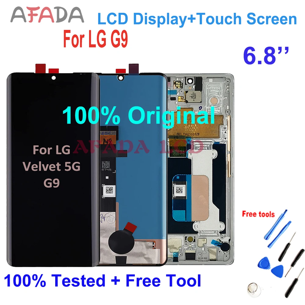 6.4 "Originale Per Lg G8X Thinq Display Lcd Touch Screen Digitizer Assembly 6.21" G8S Thinq Lm-G810 Lmg810 Replacement Sostituzione