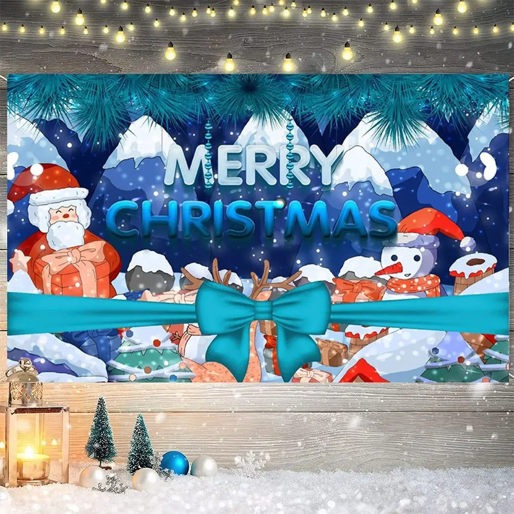 

Christmas Festival Happy Christmas Photography Backdrop Happy New Year Theme Celebrate Party Christmas Background Banner