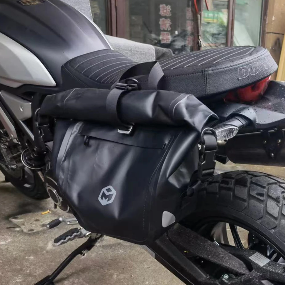 Borsa Da Manubrio Per Ducati Scrambler 1100/800/400 | Impermeabile E Antipolvere, Con Ingressi Per Cavo USB, Per Viaggi E Attrezzi