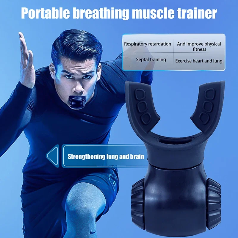 Description Picture 6 of itemReduce Pressure Breathing Trainer Lung Respirator Fitness Equipment Respiratory Silicone Training Outdoor Exercise Tool