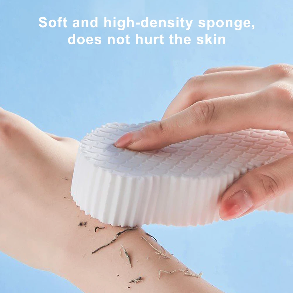 

1pcs Strong Adsorption Soft Sponge Body Scrubber For Baby Adult Bath Exfoliating Scrub Sponge Cleaner Dead Skin Remover Tool